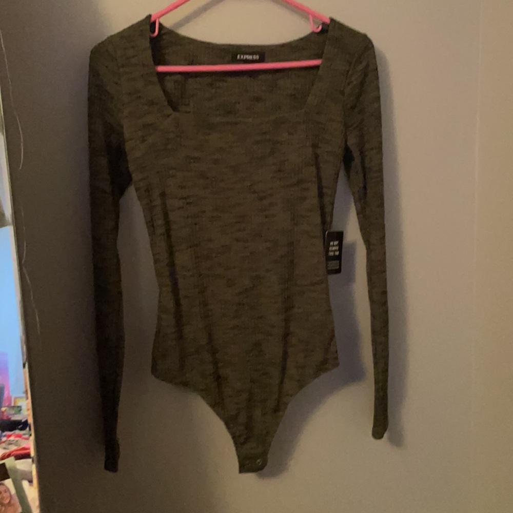 Dark green body suit